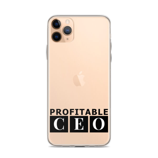 Profitable CEO® Clear Case for iPhone® - Image 2