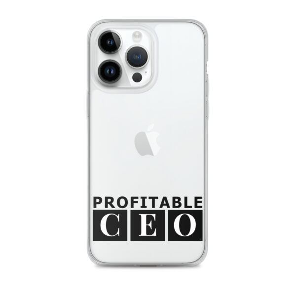 Profitable CEO® Clear Case for iPhone® - Image 25