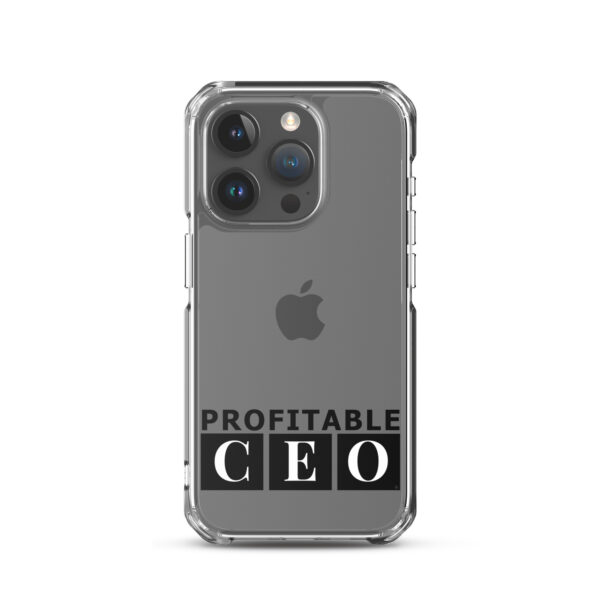 Profitable CEO® Clear Case for iPhone® - Image 35